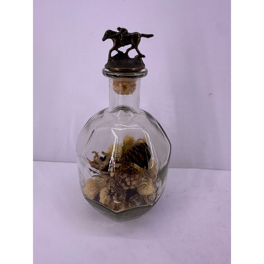 Blanton's Bourbon Horse and Jockey Stopper "N" Flower Decor
